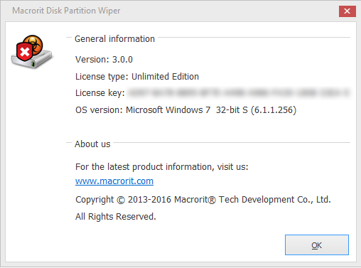 Macrorit Disk Partition Wiper 3.0.0