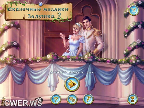 скриншот игры Сказочные мозаики. Золушка 2