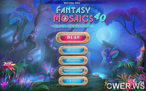 скриншот игры Fantasy Mosaics 40: Alien Abduction