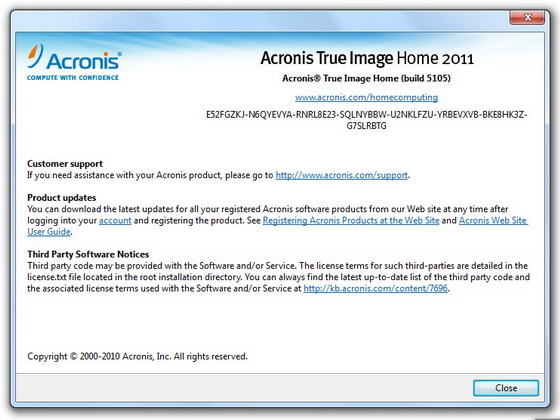 Acronis True Image Home