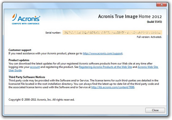 Acronis True Image Home