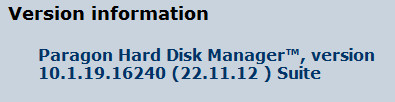 Paragon Hard Disk Manager 12 Suite