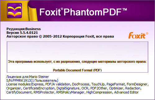 Foxit PhantomPDF Business