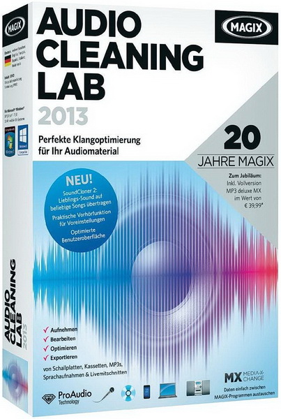 MAGIX Audio Cleaning Lab 2013