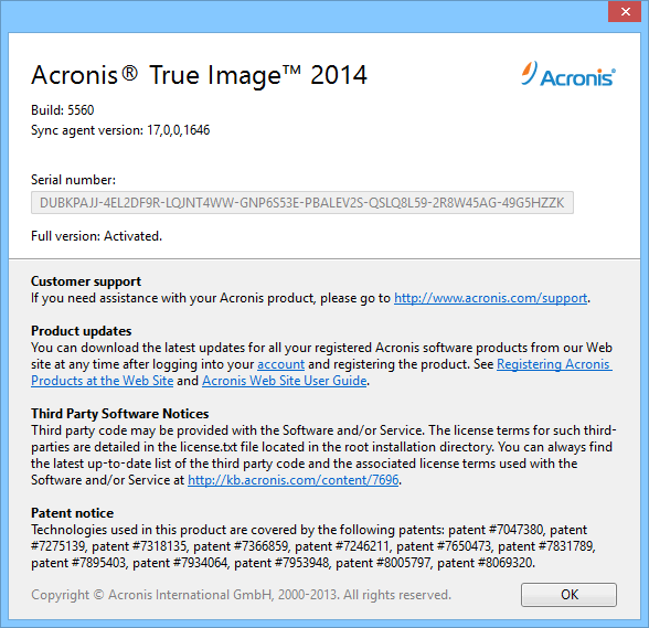 Acronis True Image Home 2014