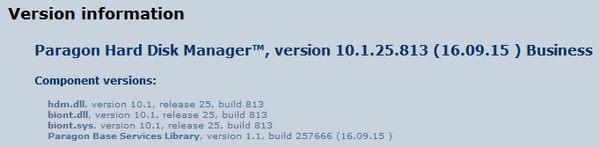 Paragon Hard Disk Manager 15 Business