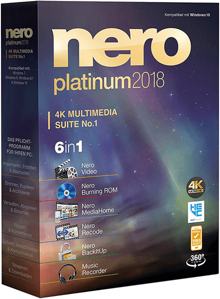 Nero Platinum 2018 Suite 19.0.10200