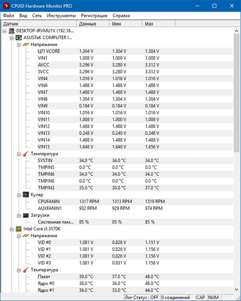 CPUID HWMonitor Pro