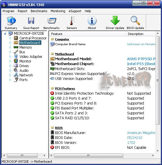 HWiNFO32 3.84 Build 1340 Final