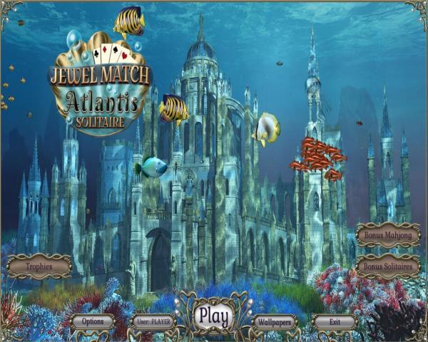 Jewel Match Atlantis Solitaire