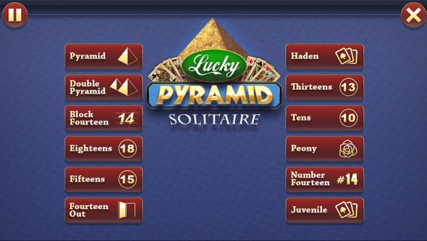 Lucky Pyramid Solitaire