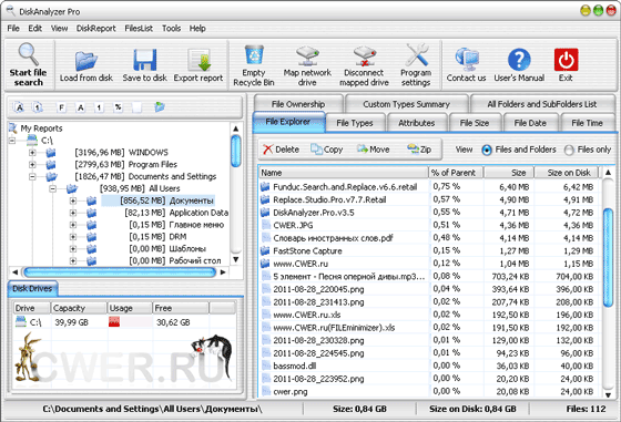 DiskAnalyzer Pro v3.5