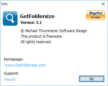 GetFoldersize 3.1.0