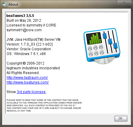 beaTunes 3.5.5