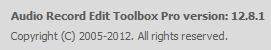 Audio Record Edit Toolbox Pro 12.8.1