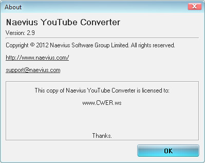 Naevius YouTube Converter 2.9