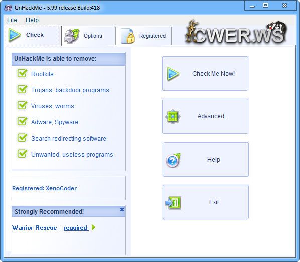 UnHackMe 5.99 Build 418