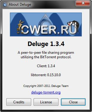 Deluge 1.3.4