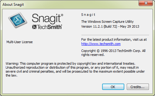 TechSmith SnagIt 11.2.1.72