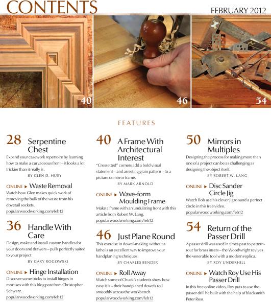 Popular Woodworking №195 (February 2012)с