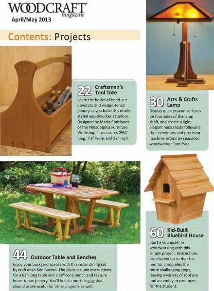 Woodcraft №52 (April-May 2013)с